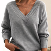 ZAAN Original | Luxe Kasjmier Dames Pullover met V-hals