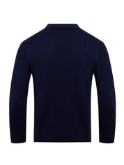 Matteo DeLuca | Luxe Heren Slim Fit Overhemd van Polyesterblend