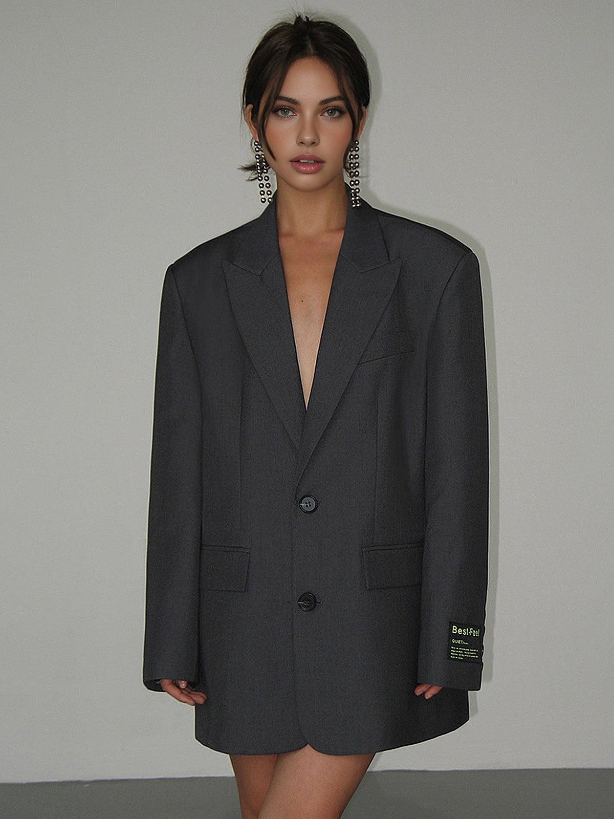 Victoria Classique | Oversized Blazer met Tijdloze Revers