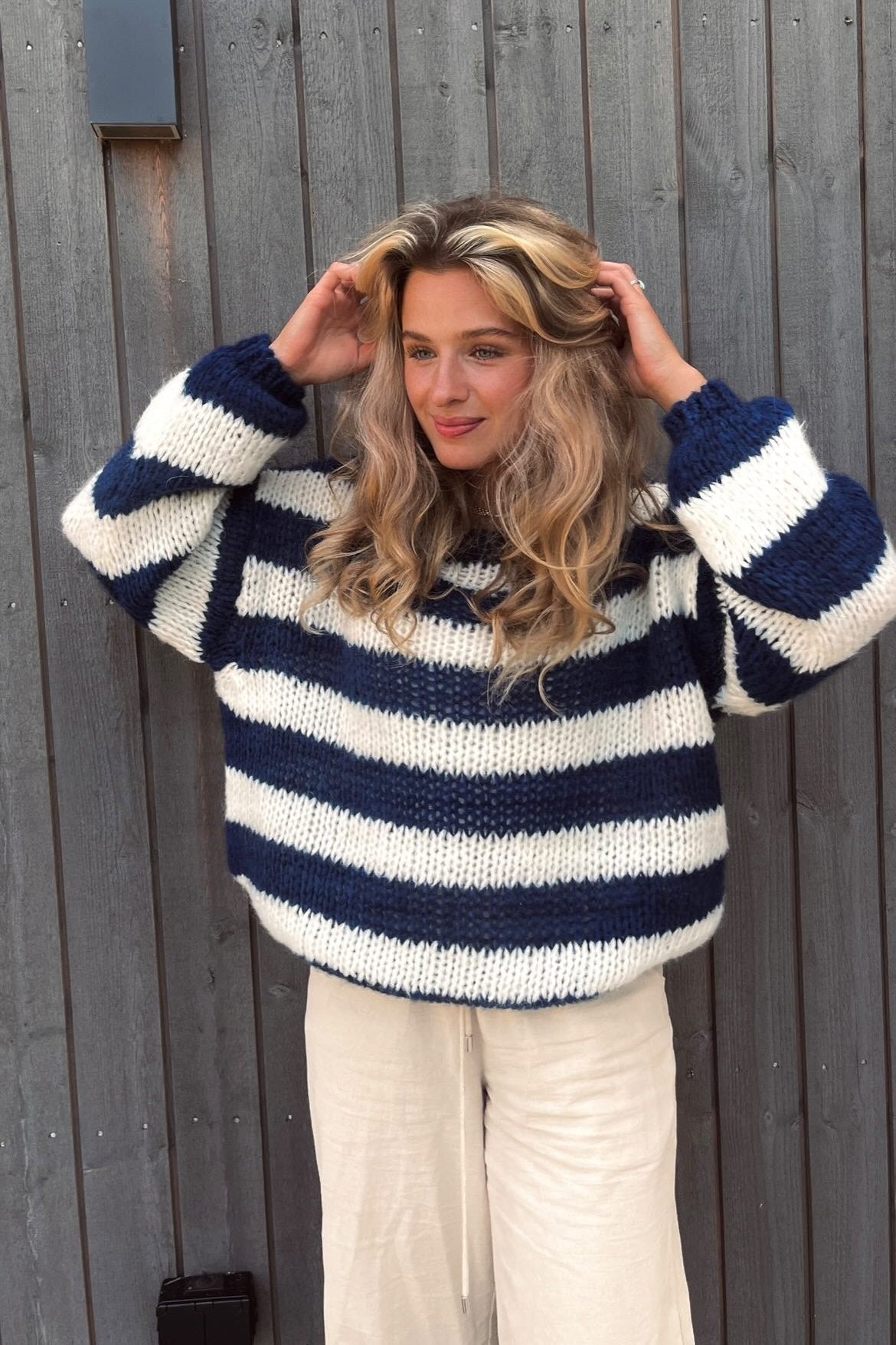Clara Heida | Gestreepte Oversized Pullover