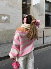 Clara Heida | Gestreepte Oversized Pullover