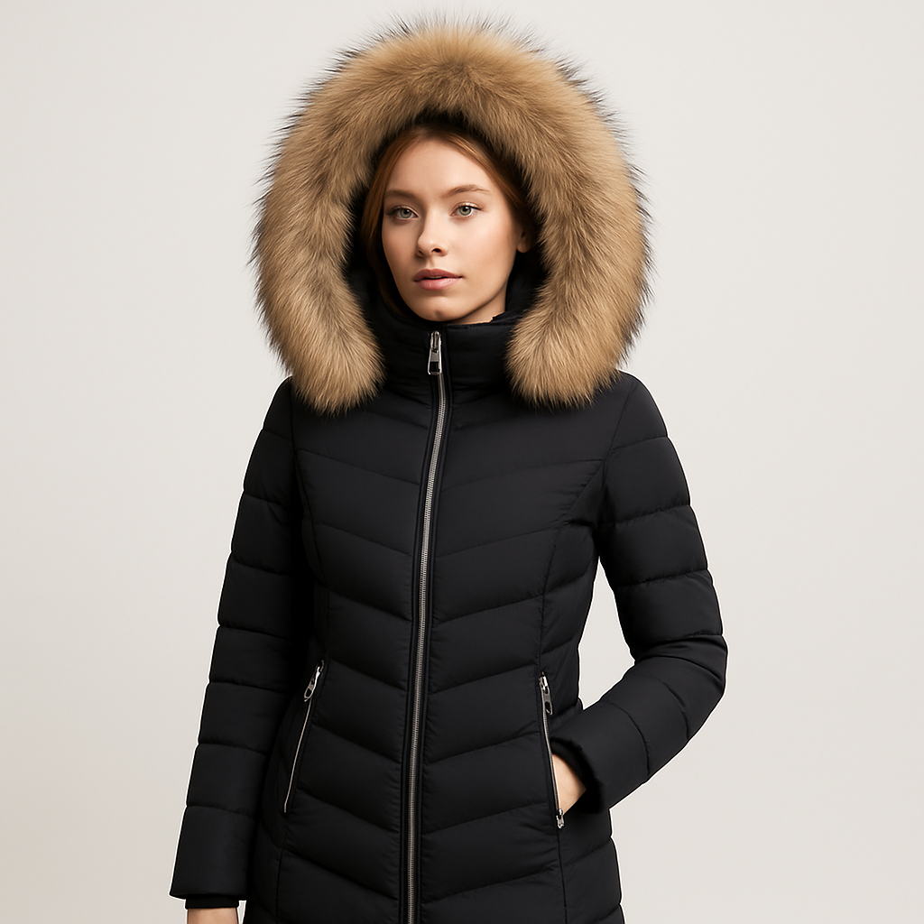 Daniëlla Morée | Luxe Donsjack met Bontkraag