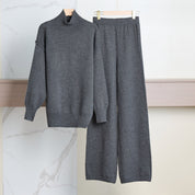 Luca Herrera | Dames gebreid ensemble met hoge kraag