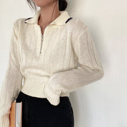 Río Janica | Dames pullover van elastische spandexmix