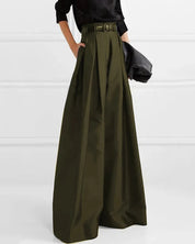 Adele Parisienne | Luxe Maxi-Rok met Hoge Taille