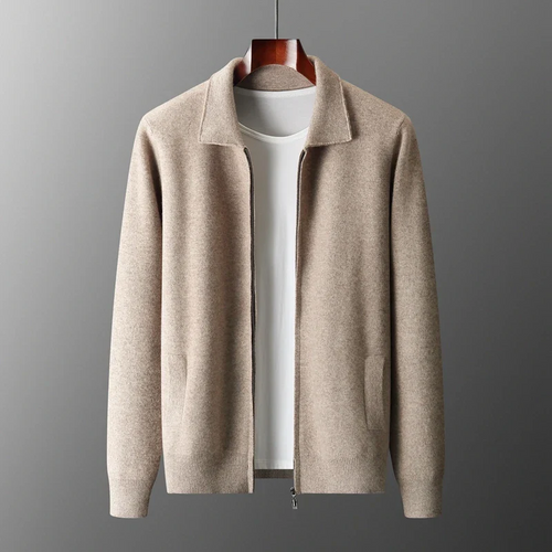Adrian de Vries | Luxe Heren Vest met Rits