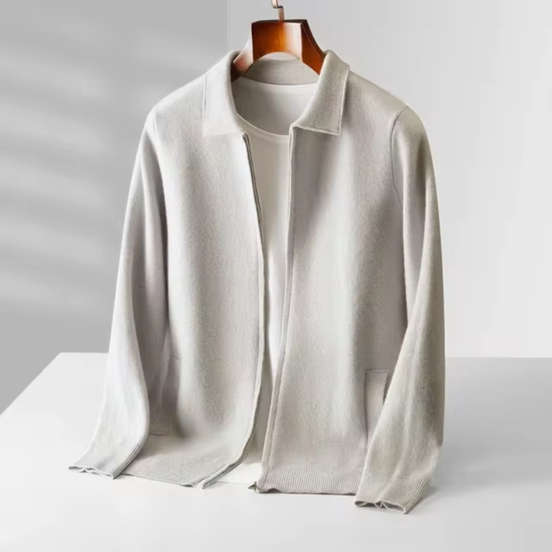 Adrian de Vries | Luxe Heren Vest met Rits