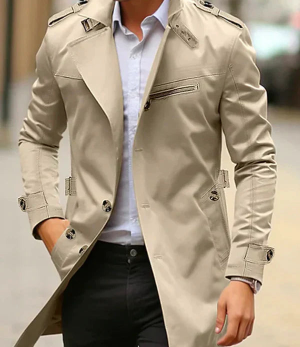 Adrien Lefèvre | Klassieke Heren Trenchcoat