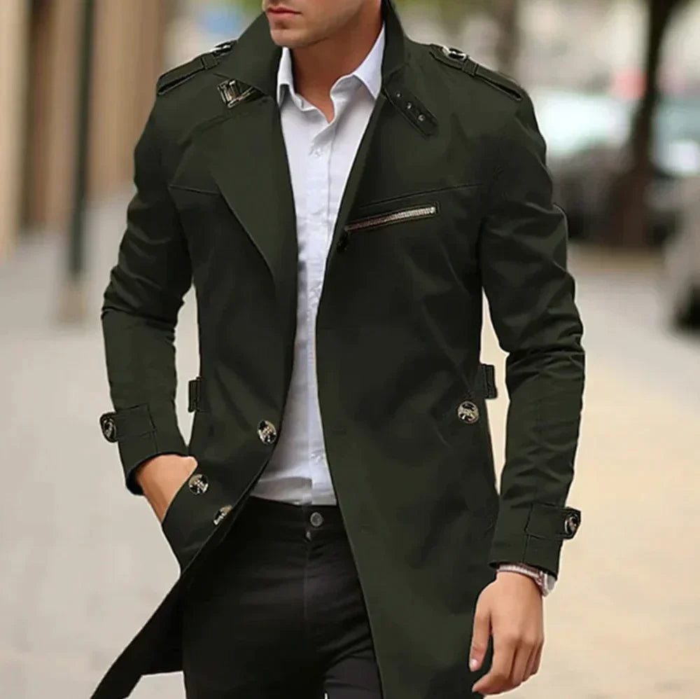 Adrien Lefèvre | Klassieke Heren Trenchcoat
