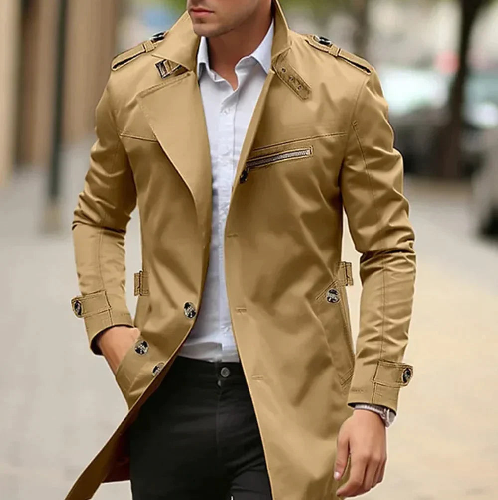 Adrien Lefèvre | Klassieke Heren Trenchcoat