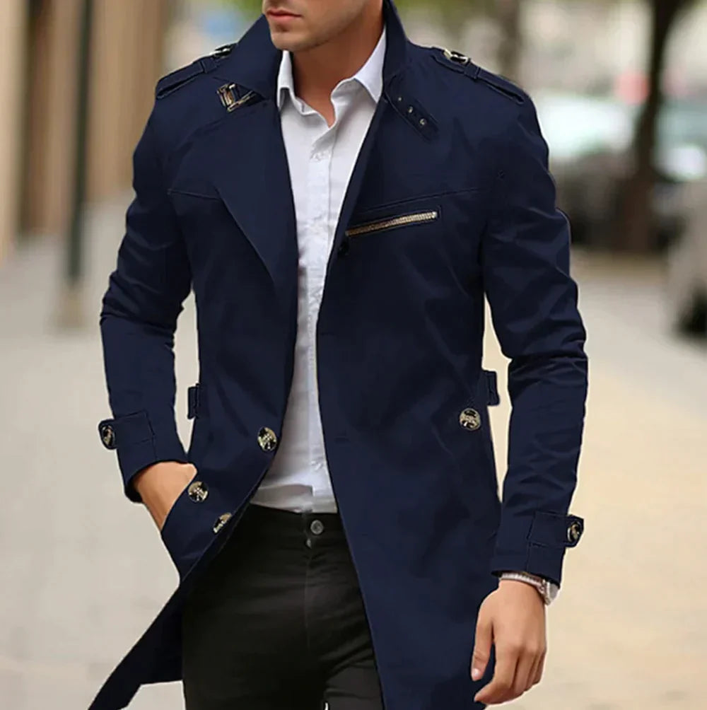 Adrien Lefèvre | Klassieke Heren Trenchcoat