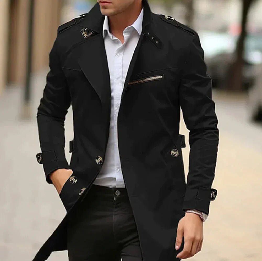 Adrien Lefèvre | Klassieke Heren Trenchcoat