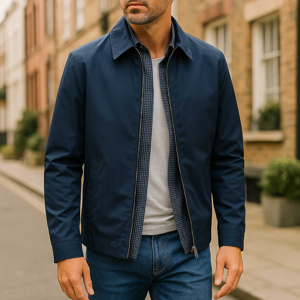 Adrien Moreau | Luxe Heren Zomerjas met Winddichte Afwerking