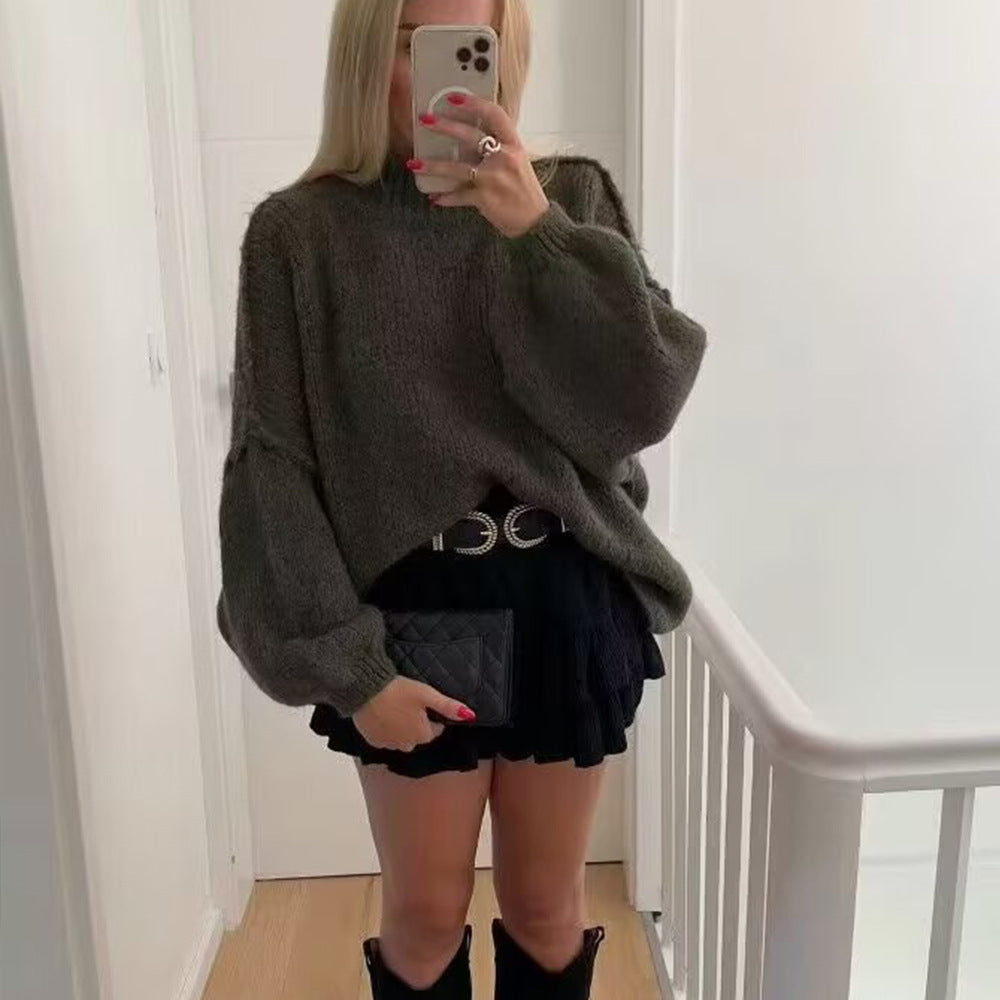 Aiko Nishimura | Japanse Casual Pullover van Zachte Polyester