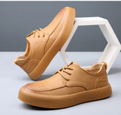 Hugo Bandego | Heren casual leren sneakers van rundleer