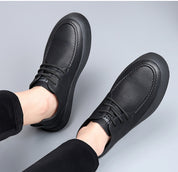 Hugo Bandego | Heren casual leren sneakers van rundleer