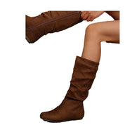 Camille Bellucci | Luxe Lage Boots met Uitsnede