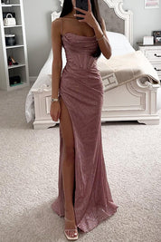 Celeste Milano | Luxe Maxi Avondjurk met Pailletten en Korset