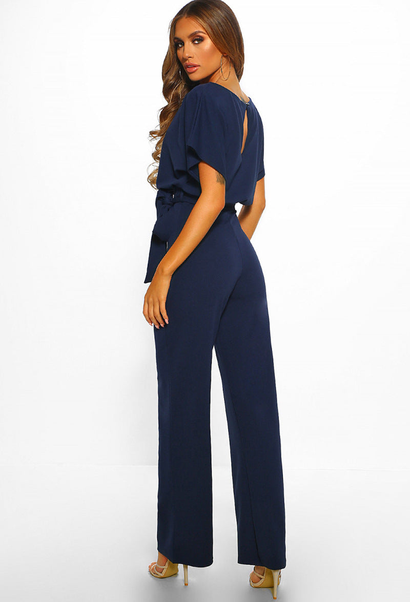 Chanel van Westen | Elegante Dames Jumpsuit met Hoge Taille en Soepele Pasvorm