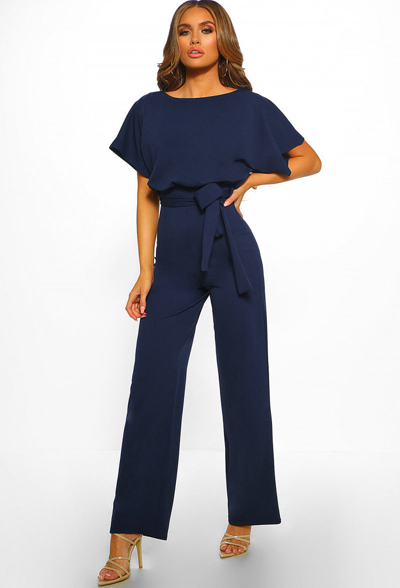 Chanel van Westen | Elegante Dames Jumpsuit met Hoge Taille en Soepele Pasvorm