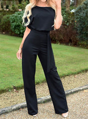 Chanel van Westen | Elegante Dames Jumpsuit met Hoge Taille en Soepele Pasvorm