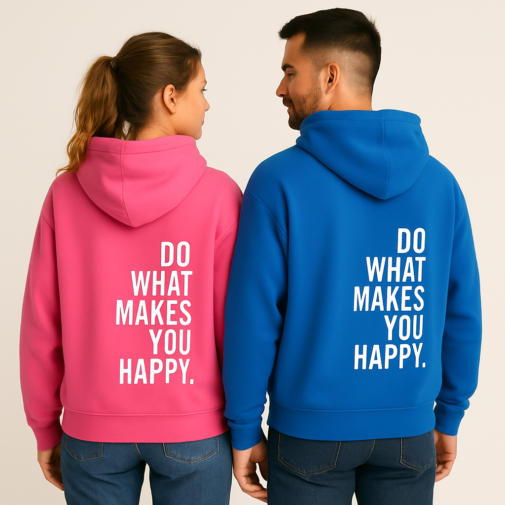 “Do What Makes You Happy” | Unisex Hoodie met Quote
