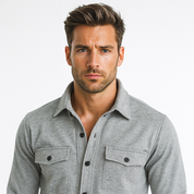 Noir Élan | Heren Overshirt Jacket