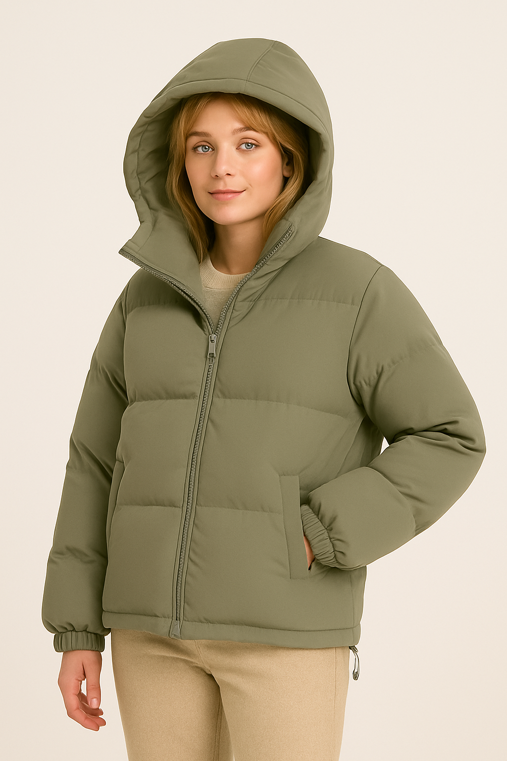 ZAAN Original | Luxe Gevoerde Winterjas met Verstelbare Capuchon