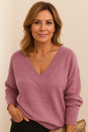 ZAAN Original | Luxe Kasjmier Dames Pullover met V-hals