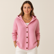 Lina Mori | Casual Katoenen Cardigan met Knopen