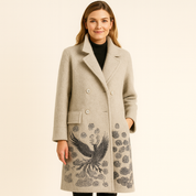 Victoria Amélie | Luxe Imitatiebont Jas