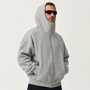 Noah Laurent | Luxe Losvallend Vest in Grijs & Zwart