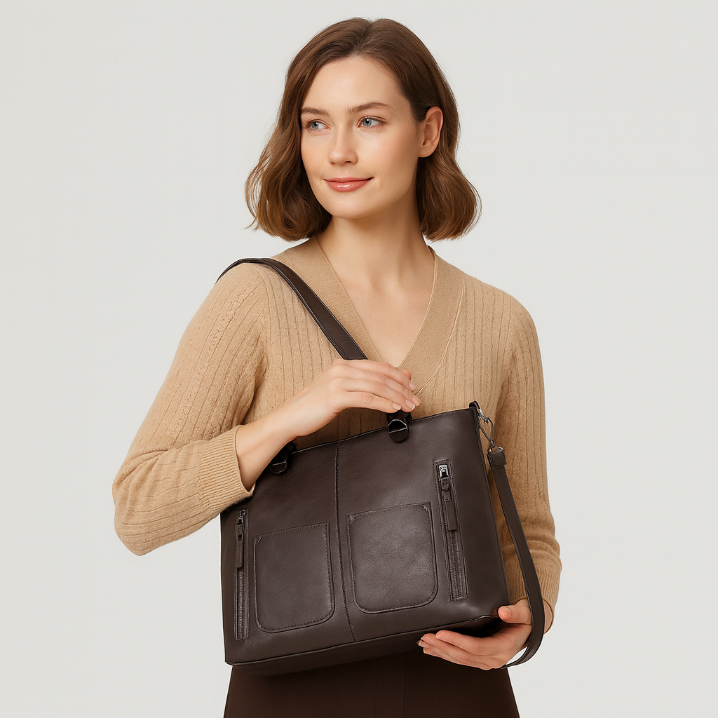 Isabelle Chantal | Luxe Leren Schoudertas