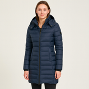 Noelle Dubois | Luxe Lange Winterjas met Capuchon