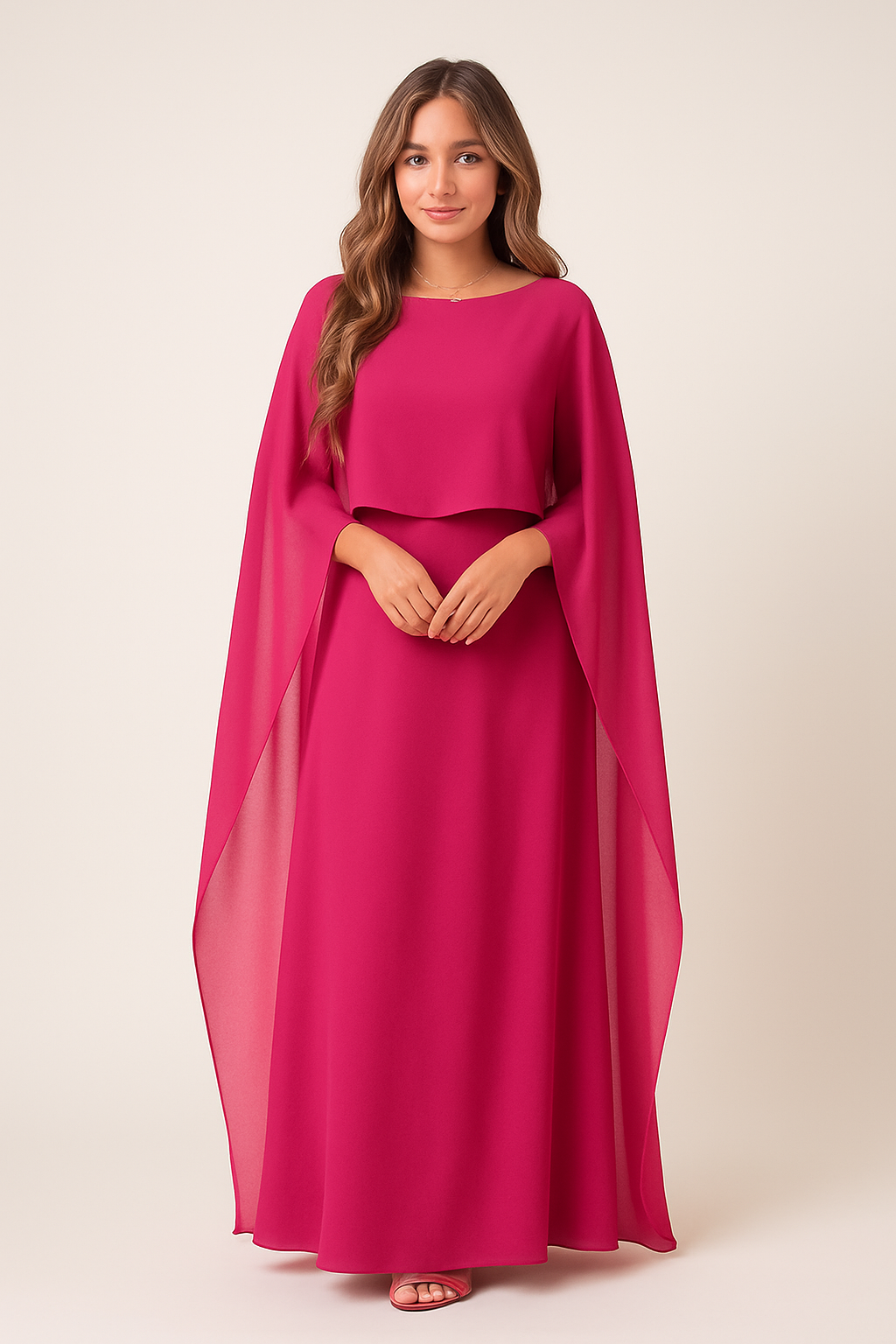 Claire Fontaine | Elegante Winterjurk van Lichtgewicht Stof