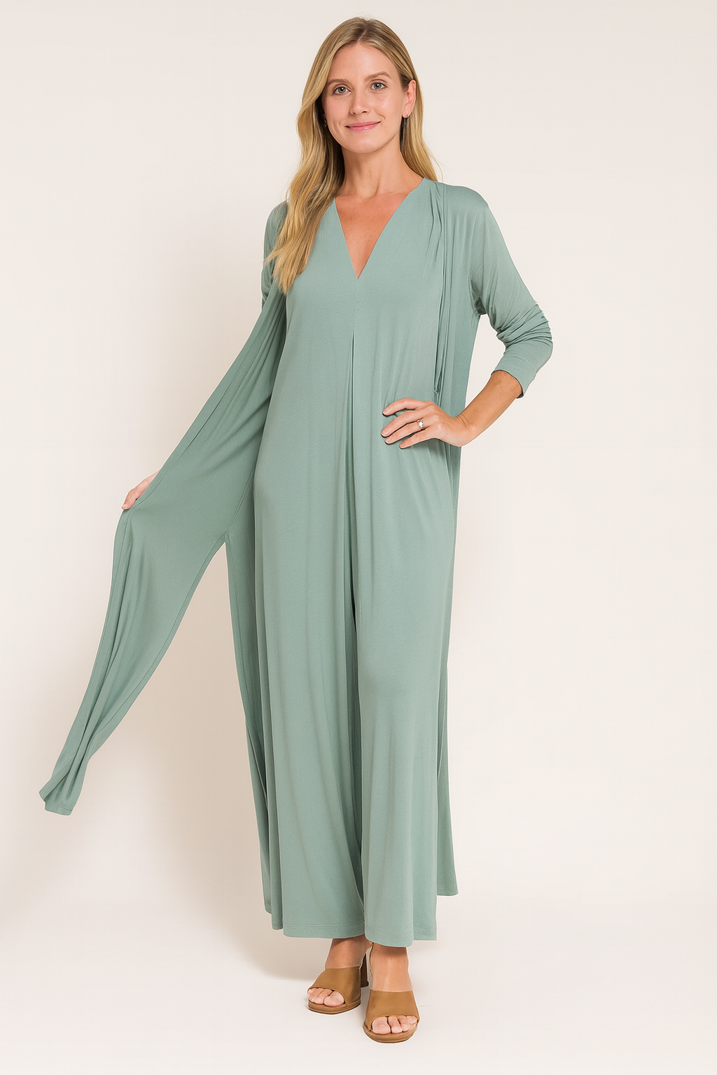 Chiara Verona | Elegante Tweedelige Dames Set met Jurk en Weste