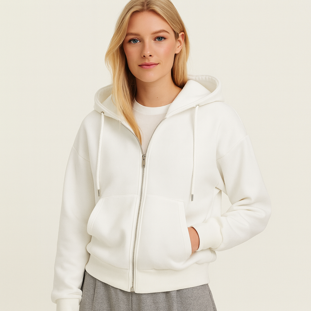 Elena Cortese | Oversized Hoodie met Rits