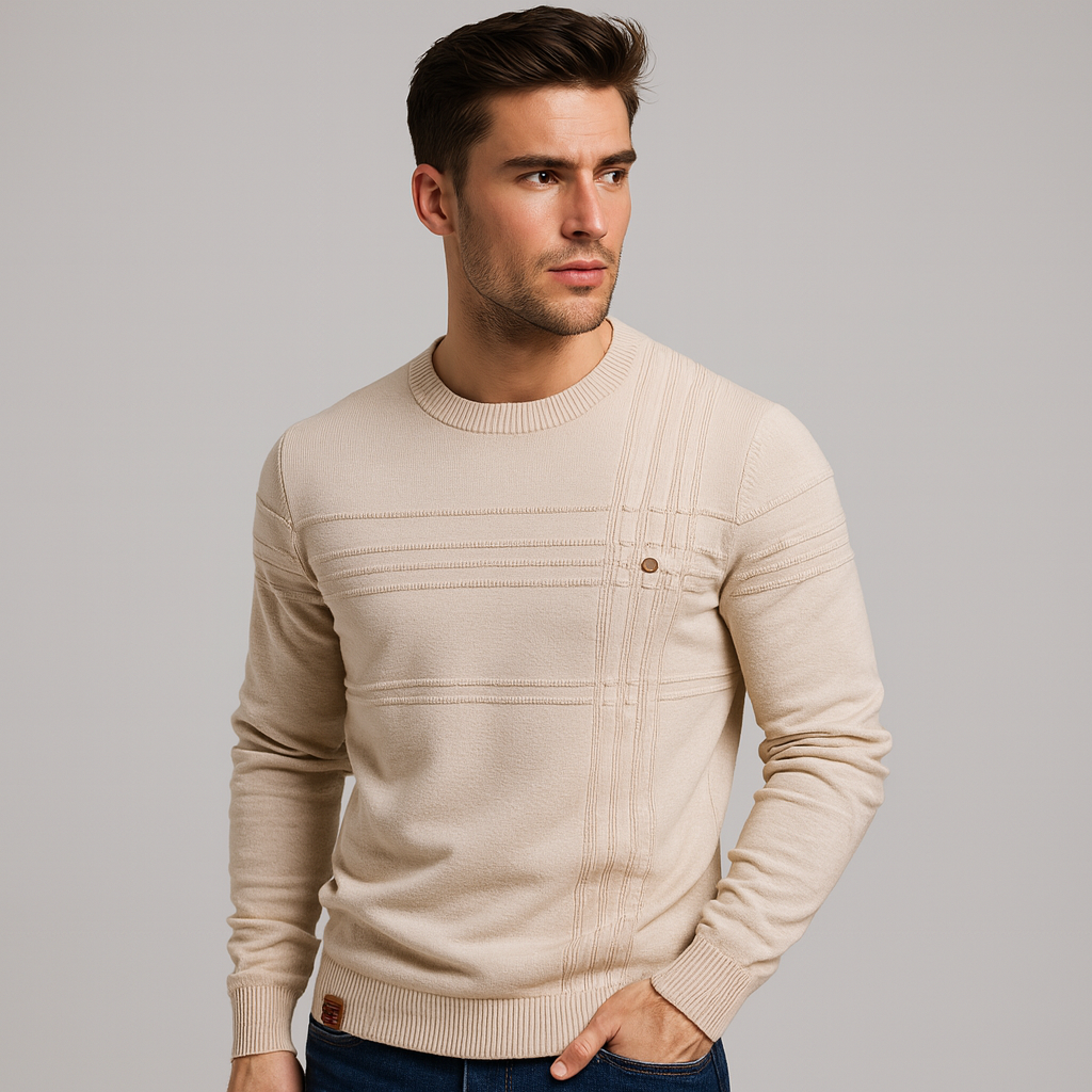 Vincenzo Moretti | Luxe Fijngebreide Heren Trui