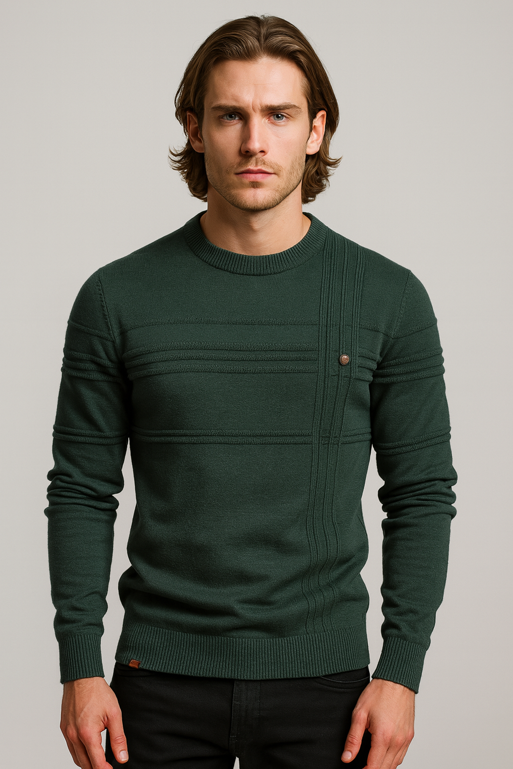 Vincenzo Moretti | Luxe Fijngebreide Heren Trui