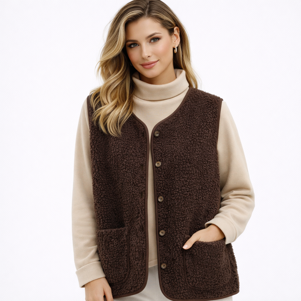 Élodie Marant | Warme Fleece Bodywarmer voor Dames