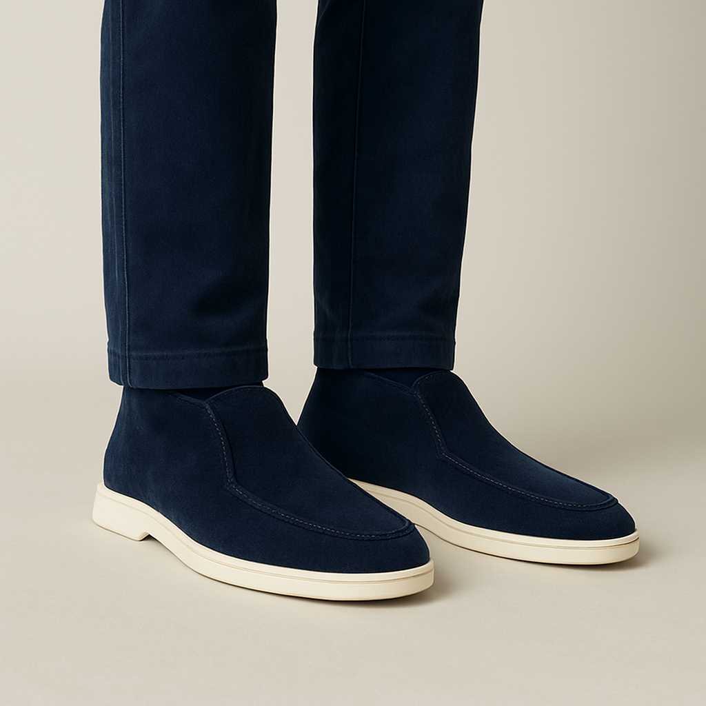 Luca Romano | Eenvoudige Lage Sneakers van Premium Leer