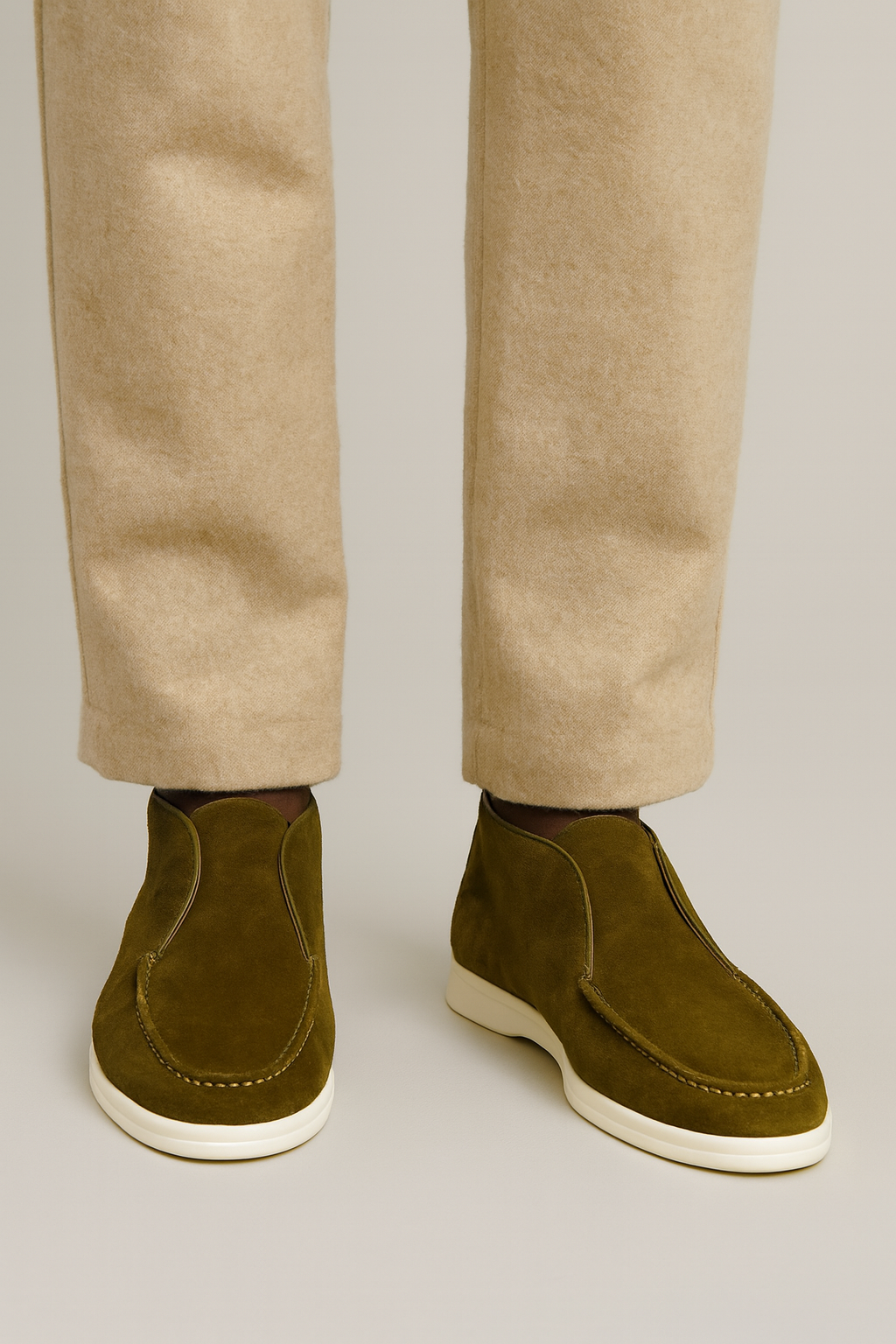 Luca Romano | Eenvoudige Lage Sneakers van Premium Leer