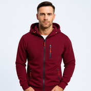 G-TEC | Wollen Heren Hoodie Vest Met Rits