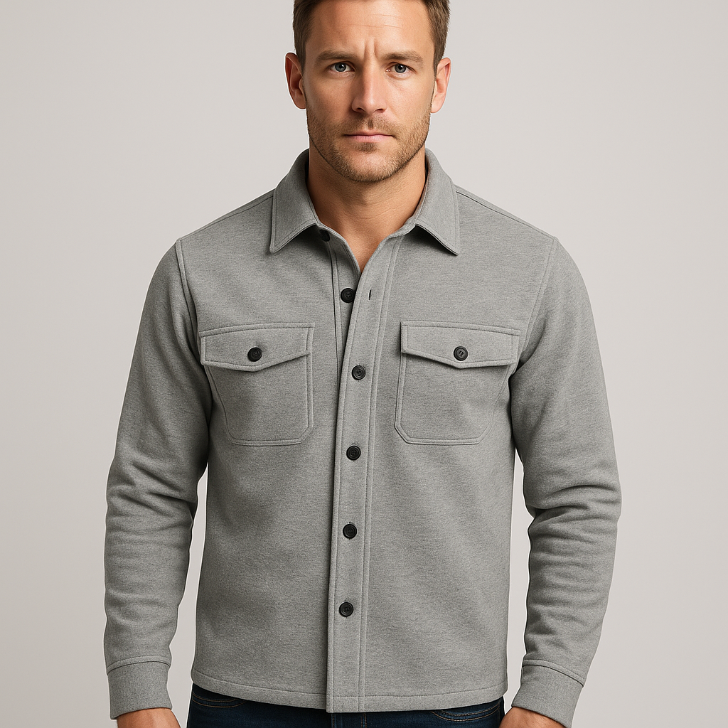 Noir Élan | Heren Overshirt Jacket