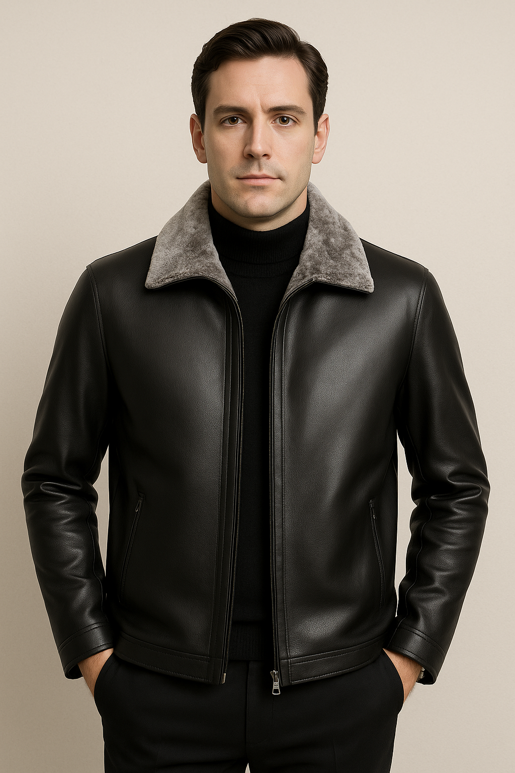 Giovanni Cortese | Luxe Heren Winterjas met Fleecevoering