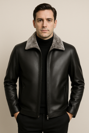 Giovanni Cortese | Luxe Heren Winterjas met Fleecevoering