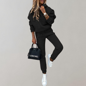 Chiara Lombardi | Luxe katoenen trainingspak met capuchon