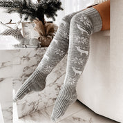 Christy | Kerst Thigh-High Sokken Luxe Warm Edition