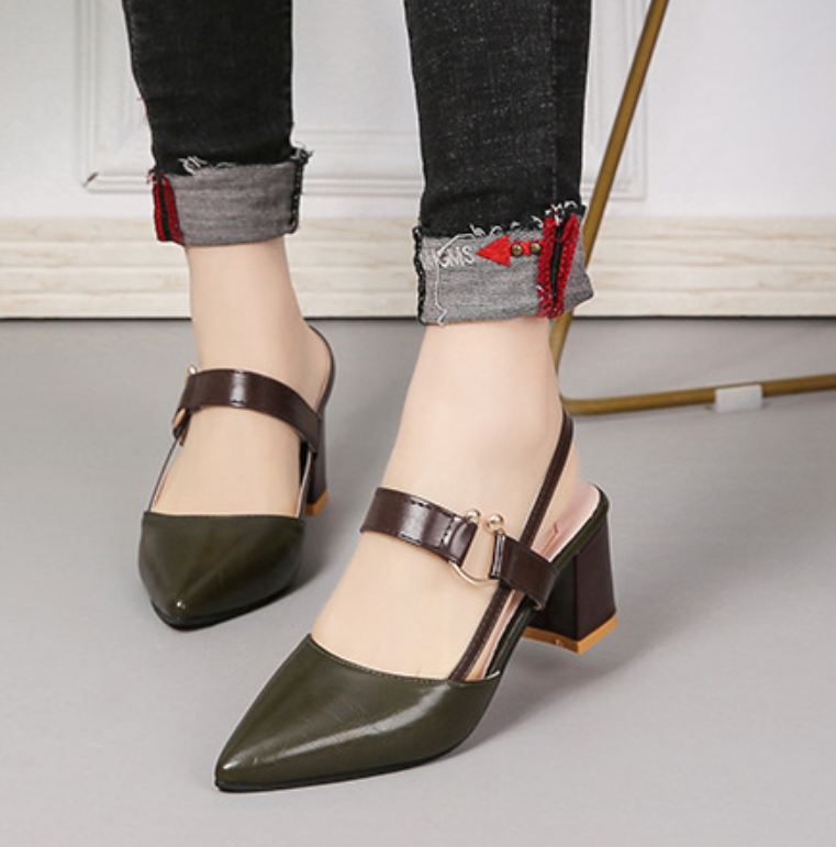 Claire Donati | Orthopedische Slingback Blokhakken voor Dames