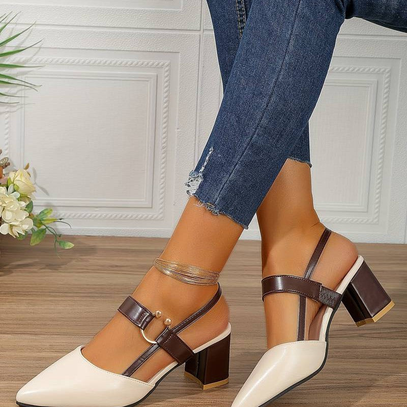 Claire Donati | Orthopedische Slingback Blokhakken voor Dames